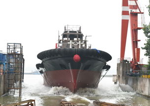 創(chuàng)新工藝顯神威，鎮(zhèn)江船廠3676kw全回轉(zhuǎn)拖船成功采用氣囊下水
